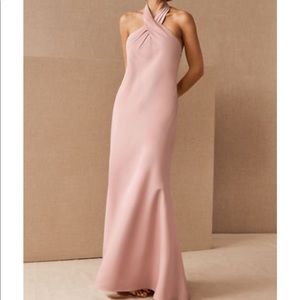 BHLDN Ruby Silk Charmeuse Bridesmaid Dress